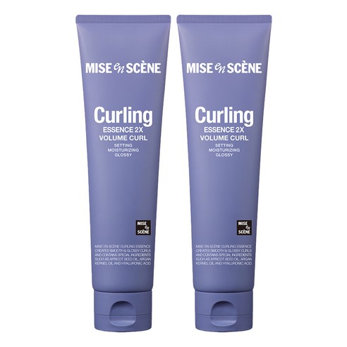 미쟝센 컬링 에센스 2X 볼륨 컬 크림, 150ml, 2개