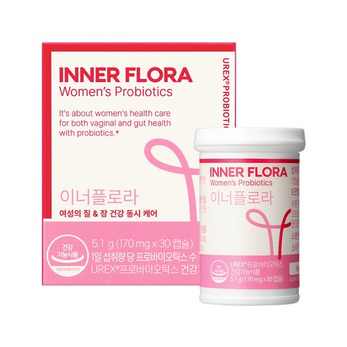 유한건강생활 이너플로라 UREX 프로바이오틱스 유산균