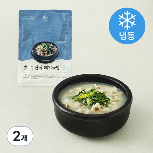 [로켓프레시] 부산식 돼지국밥 (냉동), 730g, 2개