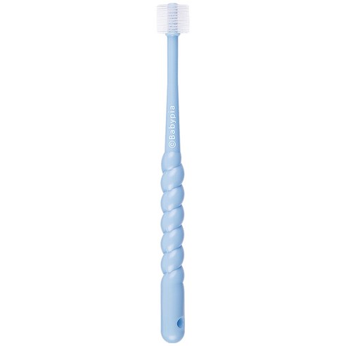 예꼬맘 360도 2단계 유아 칫솔, 블루, 1개입, 1개