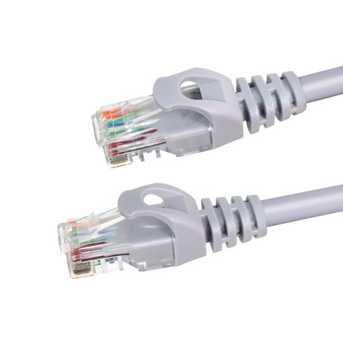 홈플래닛 고급형 UTP CAT6 랜선 랜케이블, 그레이, 10m, 1개