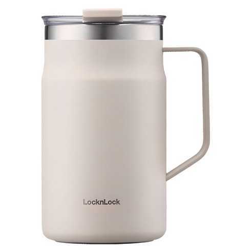 락앤락 메트로 머그 텀블러, 올드타운아이보리, 600ml