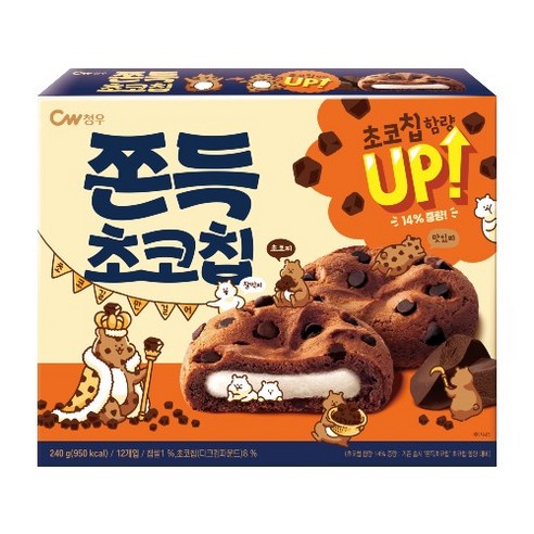 청우 쫀득 초코칩 240g, 240g, 1개