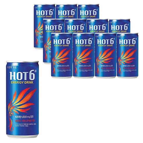 롯데칠성 핫식스, 250ml, 12개