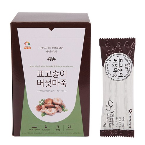 오양식품 표고송이 버섯 마죽, 21g, 13개입, 1개
