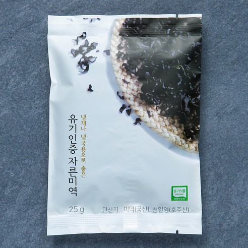 [로켓프레시] 기장물산 유기식품 인증 냉채나 냉국용으로 좋은 자른 미역