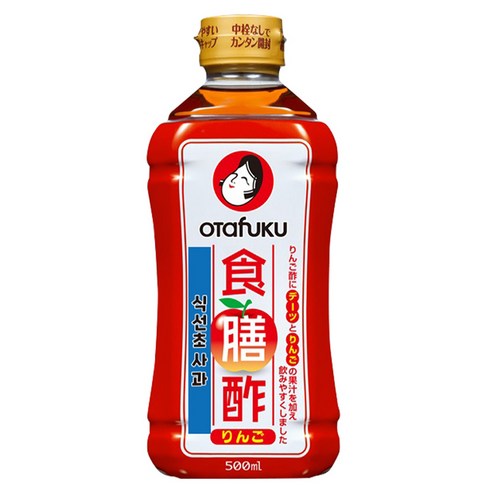 오타후쿠 식선초 사과 마시는 식초 음료 베이스, 500ml, 1개