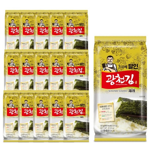 광천김 3대째 달인 재래 식탁김