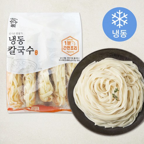 [로켓프레시] 쿡탁 칼국수 5개입 (냉동)