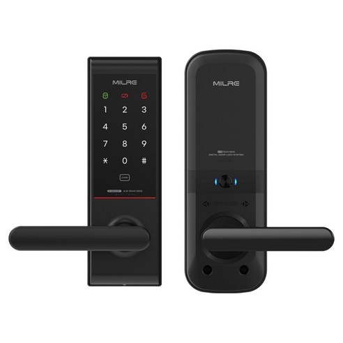 밀레시스텍 무타공 디지털 도어락 MI-5200SPlus, MI-5200S Plus, 고객직접설치