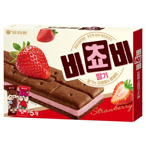 오리온 비쵸비 딸기