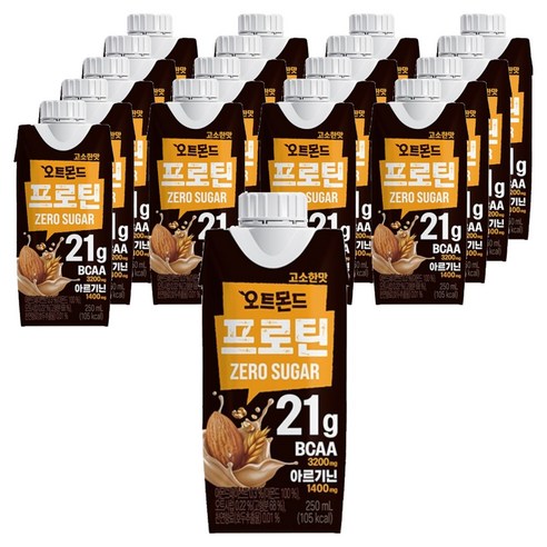 오트몬드 프로틴(고소한맛), 250ml, 18개
