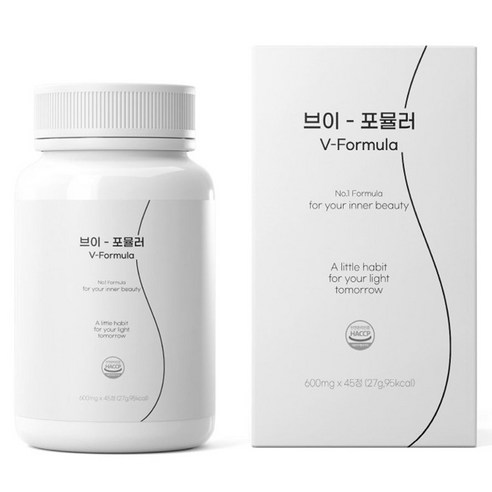 우먼셀렉 브이포뮬러 브로멜라인 27g, 45정, 1개