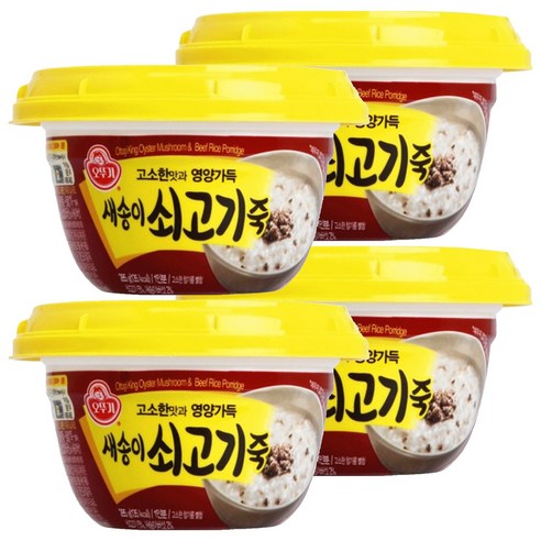 오뚜기 즉석 새송이 쇠고기죽