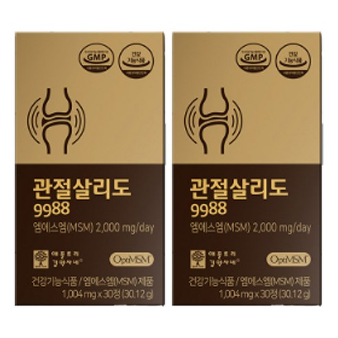 애플트리김약사네 관절살리도 9988 옵티 MSM, 30정, 2개