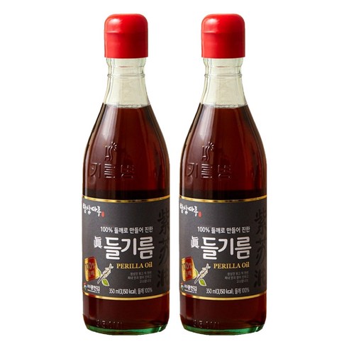 밥상마루 100% 들깨로 만들어 진한 들기름