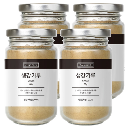신선약초 생강가루, 80g, 4개