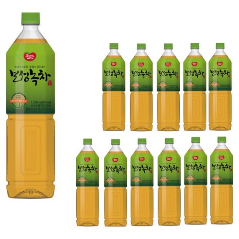 동원보성녹차 음료, 1.5L, 12개