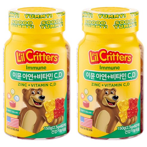 릴크리터스 이뮨 아연+비타민 C D