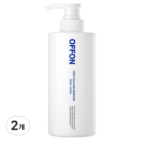 오프온 킴 캄 앤드 모이스처 바디로션 플로럴 머스크향, 500ml, 2개