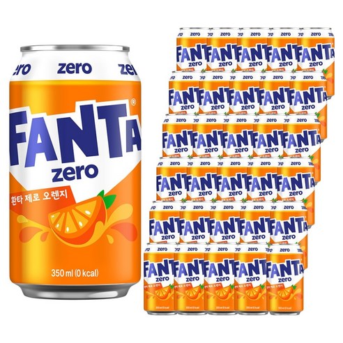 환타 제로 오렌지, 350ml, 48개