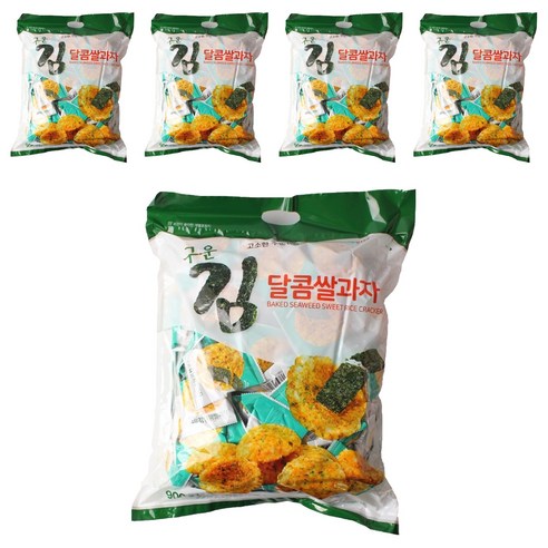 구운김 달콤 쌀과자, 5개, 900g