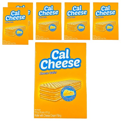 칼치즈 치즈 웨이퍼 18p, 153g, 6개