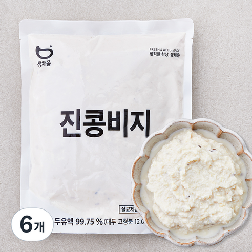 [로켓프레시] 생채움 진콩비지