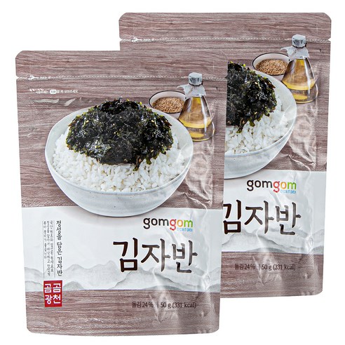 곰곰 김자반