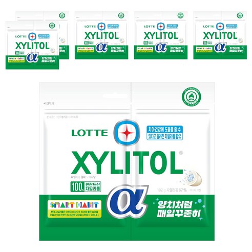 롯데자일리톨 알파 오리지날 껌 리필