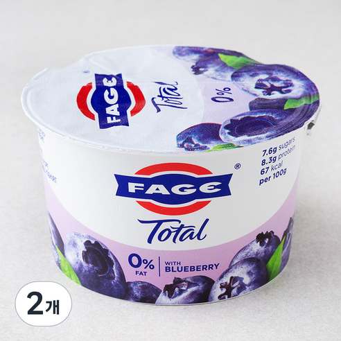 [로켓프레시] 파예 무지방 그릭 요거트 블루베리