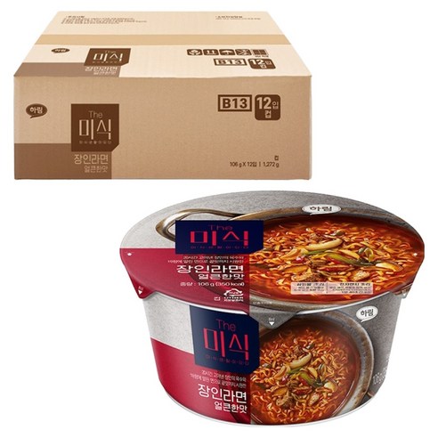 더미식 장인라면 얼큰한맛 컵 106g
