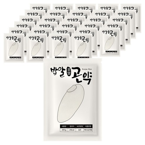 글로델 밥알 모양 곤약
