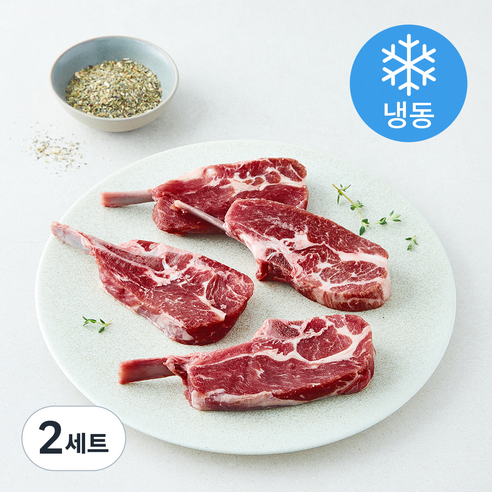 [로켓프레시] 뉴질랜드 램 숄더랙 300g + 시즈닝 7g 세트 (냉동)