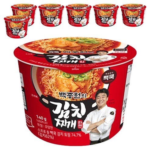 TBK 백종원의 김치찌개 라면 140g