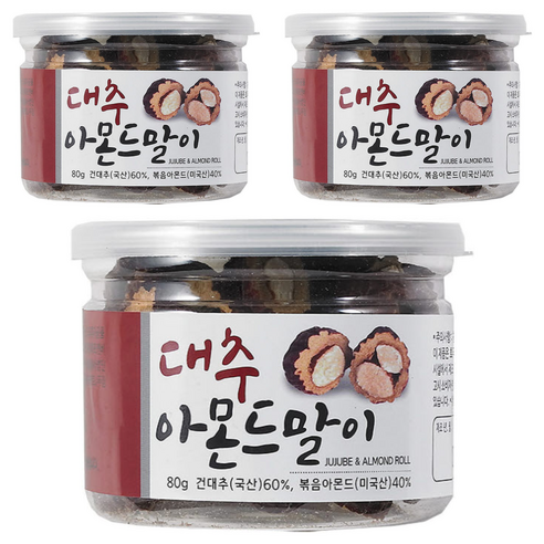 넛토리 대추아몬드말이