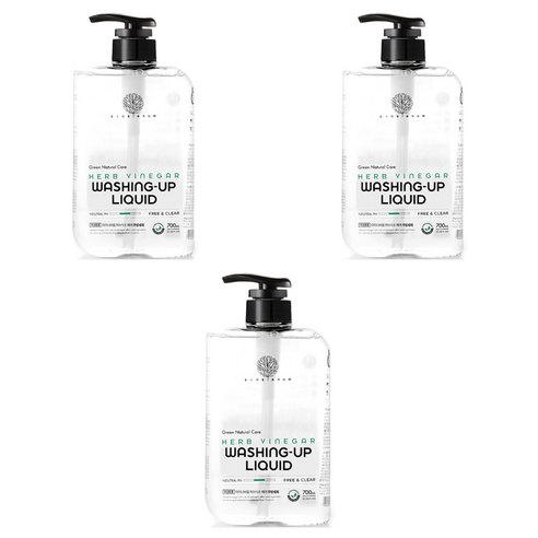 아이너바움 아기 주방세제 액상형 무향, 700ml, 3개