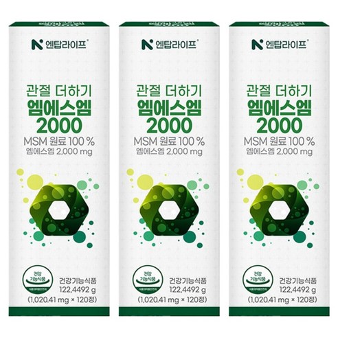 엔탑라이프 관절 더하기 엠에스엠 2000