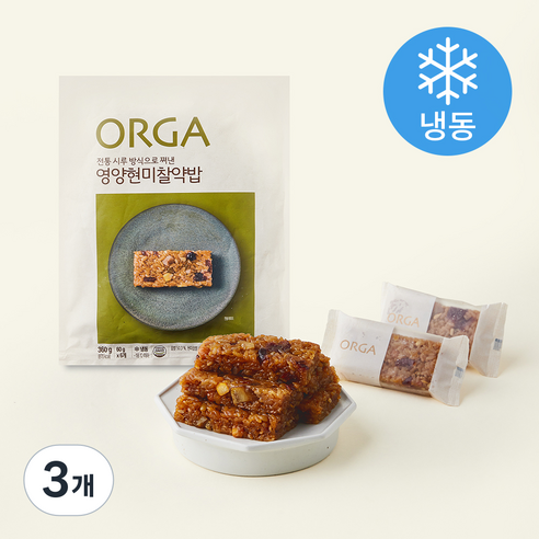 [로켓프레시] 올가홀푸드 영양현미찰약밥 (냉동)