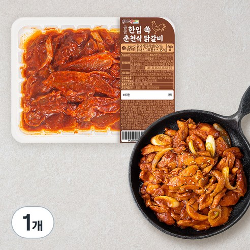 곰곰 한입 쏙 춘천식 닭갈비 (냉장)