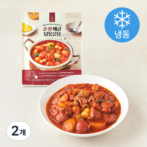 [로켓프레시] 고른 순살 매콤 닭볶음탕 (냉동)