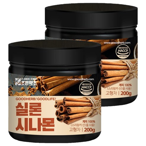 조은약초 실론 시나몬, 200g, 2개