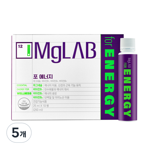 마그랩 포 에너지, 250ml, 5개