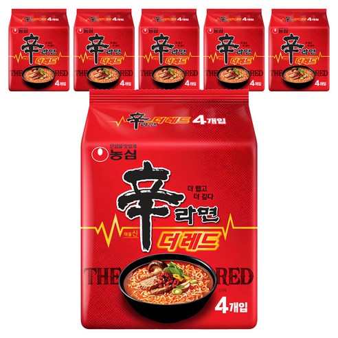 신라면 더 레드 125g, 24개