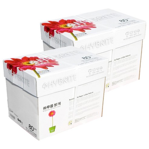 하이브라이트 복사용지 A4용지 80g, 5000개, A4