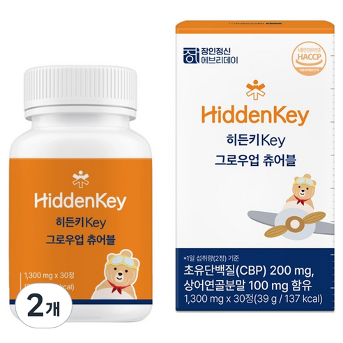 장인정신에브리데이 히든키Key 그로우업 츄어블 39g