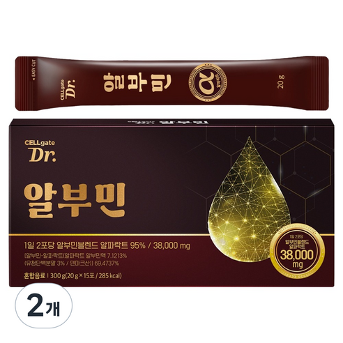 셀게이트 닥터 알부민 골드 알파락트 18.18ml x 15p