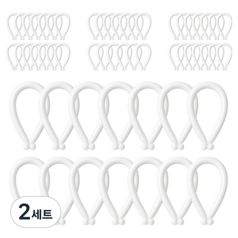 피앤비유니티 요술풍선 50p 세트, 스탠다드 화이트, 2세트