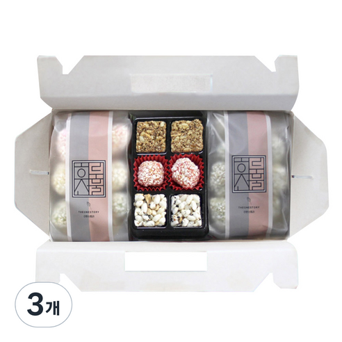해담한과 혼합찹쌀유과 소소세트, 250g, 3개