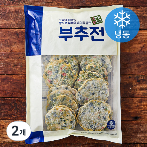 [로켓프레시] 요리가맛있다 부추전 (냉동)